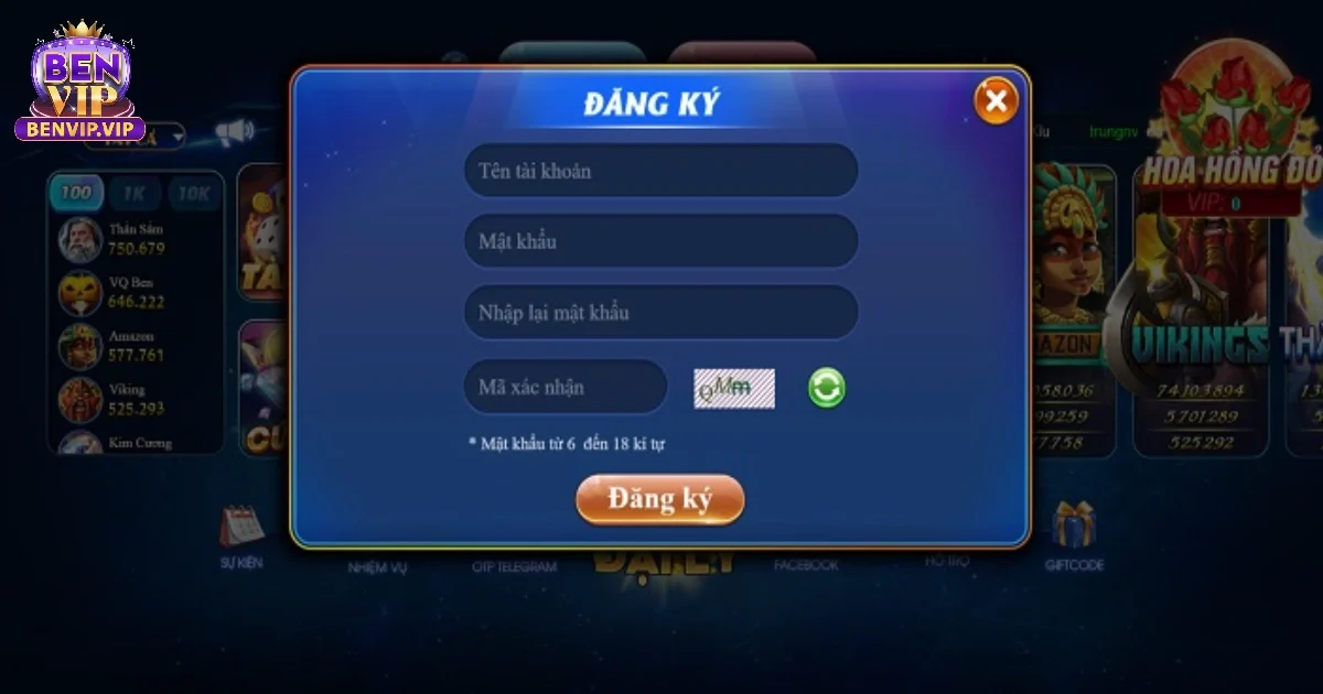 Cách Đăng Ký Benvip Chỉ Trong 1 Phút